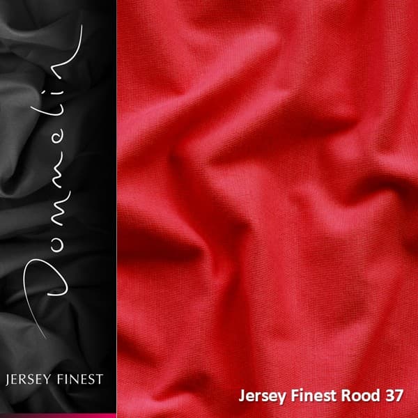 Dommelin Topper Hoeslaken Jersey Finest Rood (37)