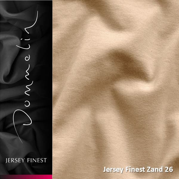 Dommelin Topper Hoeslaken Jersey Finest Zand (26)