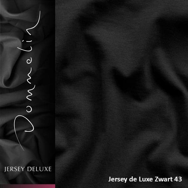 Dommelin Topper Hoeslaken Jersey de luxe Zwart (43)