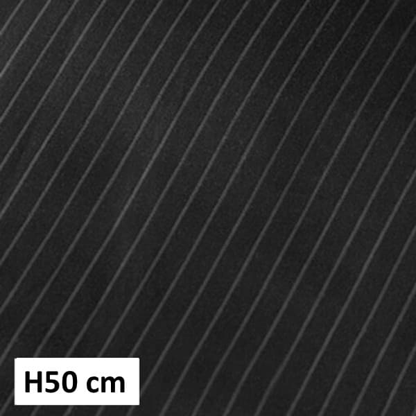 Dommelin Hoeslaken Satijn 400TC - 50 cm hoog - Pico Zwart
