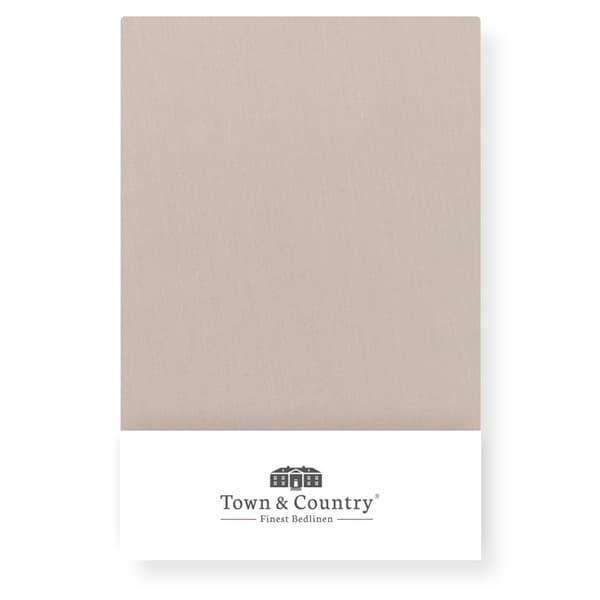 Town & Country Hoeslaken Percal Zand