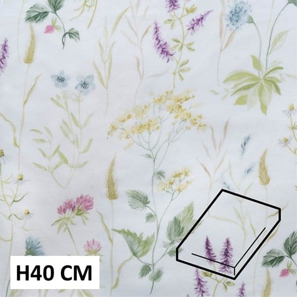 Dommelin Hoeslaken Satijn 400TC - 40 cm hoog - Nature Groen
