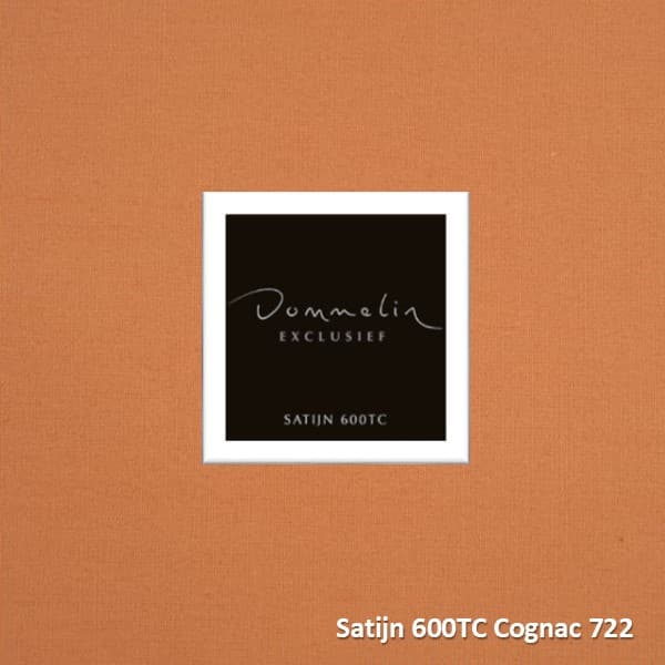 Dommelin Topper Hoeslaken Satijn 600TC Cognac