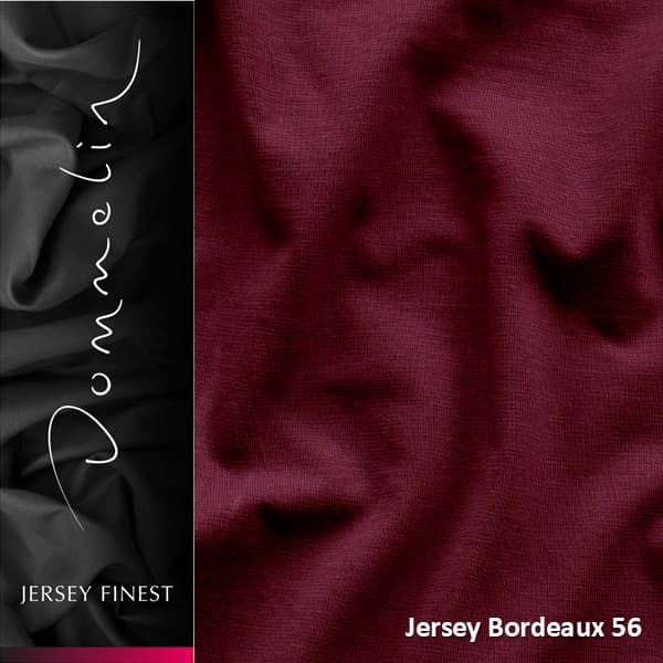Dommelin Topper Hoeslaken Jersey Finest Bordeaux (56)