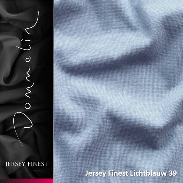 Dommelin Topper Hoeslaken Jersey Finest Lichtblauw (39)