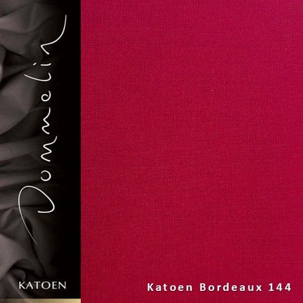 Dommelin Hoeslaken Katoen Bordo
