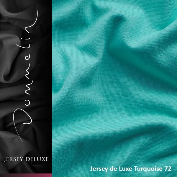 Dommelin Topper Hoeslaken Jersey de luxe Turquoise (72)
