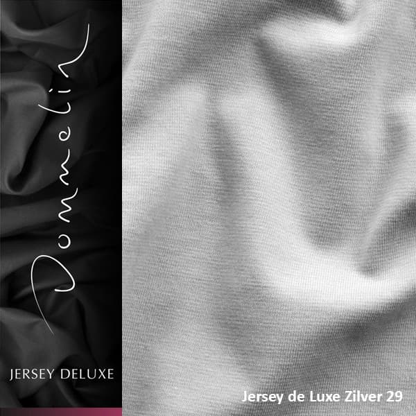Dommelin Topper Hoeslaken Jersey de luxe Zilver (29)