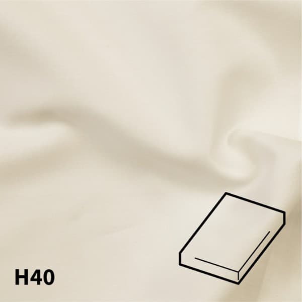 Dommelin Hoeslaken Satijn 400TC - 40 cm hoog - Charmosa Ecru