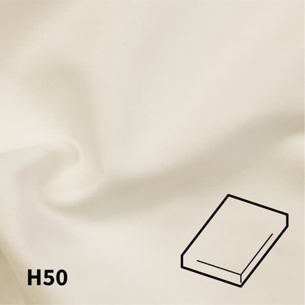 Dommelin Hoeslaken Satijn 400TC - 50 cm hoog - Charmosa Ecru