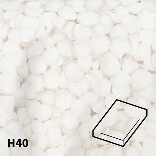 Dommelin Hoeslaken Satijn 400TC - 40 cm hoog - Perle